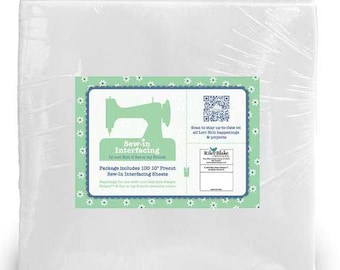 SEW In INTERFACING Lori Holt 10"x10" | 100 Pack | Bee In My Bonnet Designs Riley Blake Designs | Stvl-31263 | Rusty