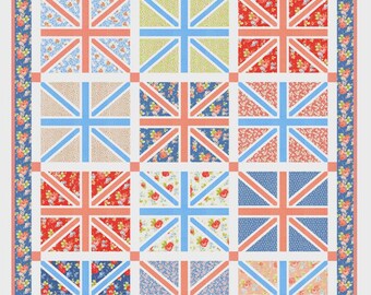 Jumping Jacks Quilt Pattern| FTQ3005 | Fig Tree Quilts Joanne Figueroa | UK England | Rusty