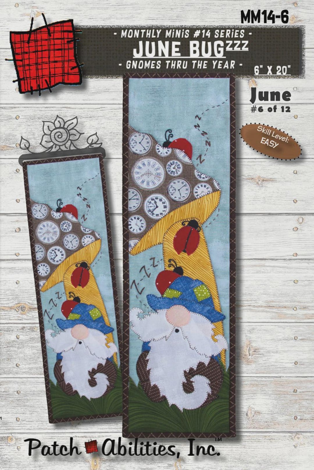 June Bugzzz - Gnomes Thru the Year Pattern | PAMM14-6 | Patch Abilities ...