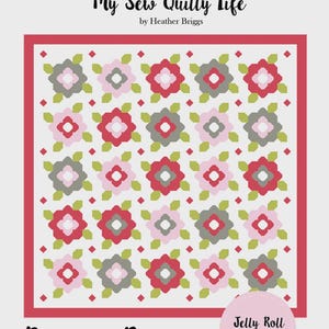 Heart on a String Quilt Pattern | MSQL128 | From My Sew Quilty Life | Rusty