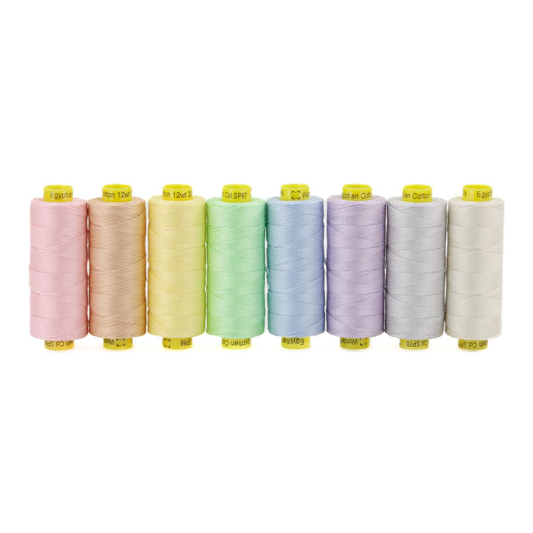 Spaghetti Threads SPAGETTI Thread Packs | 200M (220 Yards) X 8, 12wt Thread | Egyptian ...