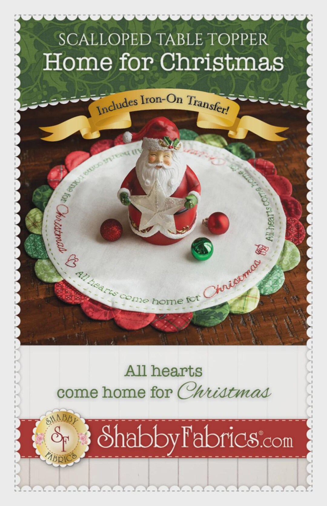 Scalloped Table Topper - Home for Christmas | SF71337 | Jennifer ...