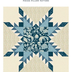 Feathered Star Pillow Pattern | Edyta Sitar Laundry Basket Quilts | Rusty