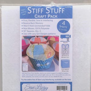 Stiff Stuff 10in Squares Craft Pack | SLG107SQ | Lazy Girl Designs | Rusty