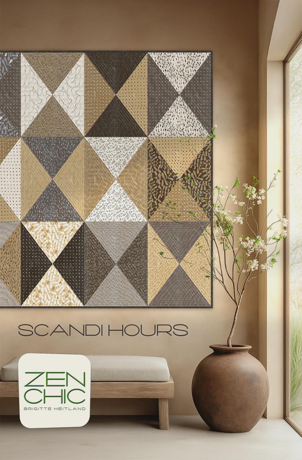 Scandi Hours Quilt Pattern | SHQPP | Zen Chic Brigitte Heitland