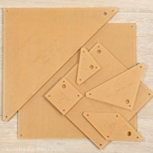 Feathered Star Templates | ** WHiLE SUPPLIES LAST ** Edyta Sitar Laundry Basket Quilts | LBQ-1314-T | Rusty