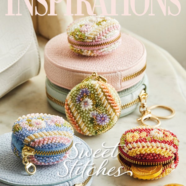INSPIRATIONS 111 Magazine 2021 | Sweet Stitches | The World's Most Beautiful Needlework | AUSTRALIA | Paper Liftout Patterns | Rusty