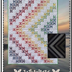 A Matter of Degrees Quilt Pattern | 2 Sizes | Chris Hoover Whirligig Designs | Rusty