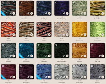 Valdani Sz 12 VARIEGATED Perle Cotton Ball Singles 12wt | Colors #O12-O576 | Pearl Cotton Thread #1 Choice | Rusty