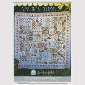 Sunshine & Lollipops Jubilee | Pattern | Anni Downs Hatched and Patched | Applique Quilt | Rusty