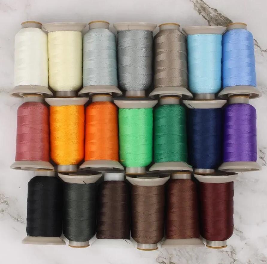 Homedec Thread Spool Set of 20 | Wonderfil | 30wt 40wt 60wt ...