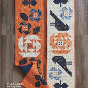 Roses in the Garden Table Runner Pattern | RPQP-RGR175 | Robin Pickens | Multi Sizes | Rusty