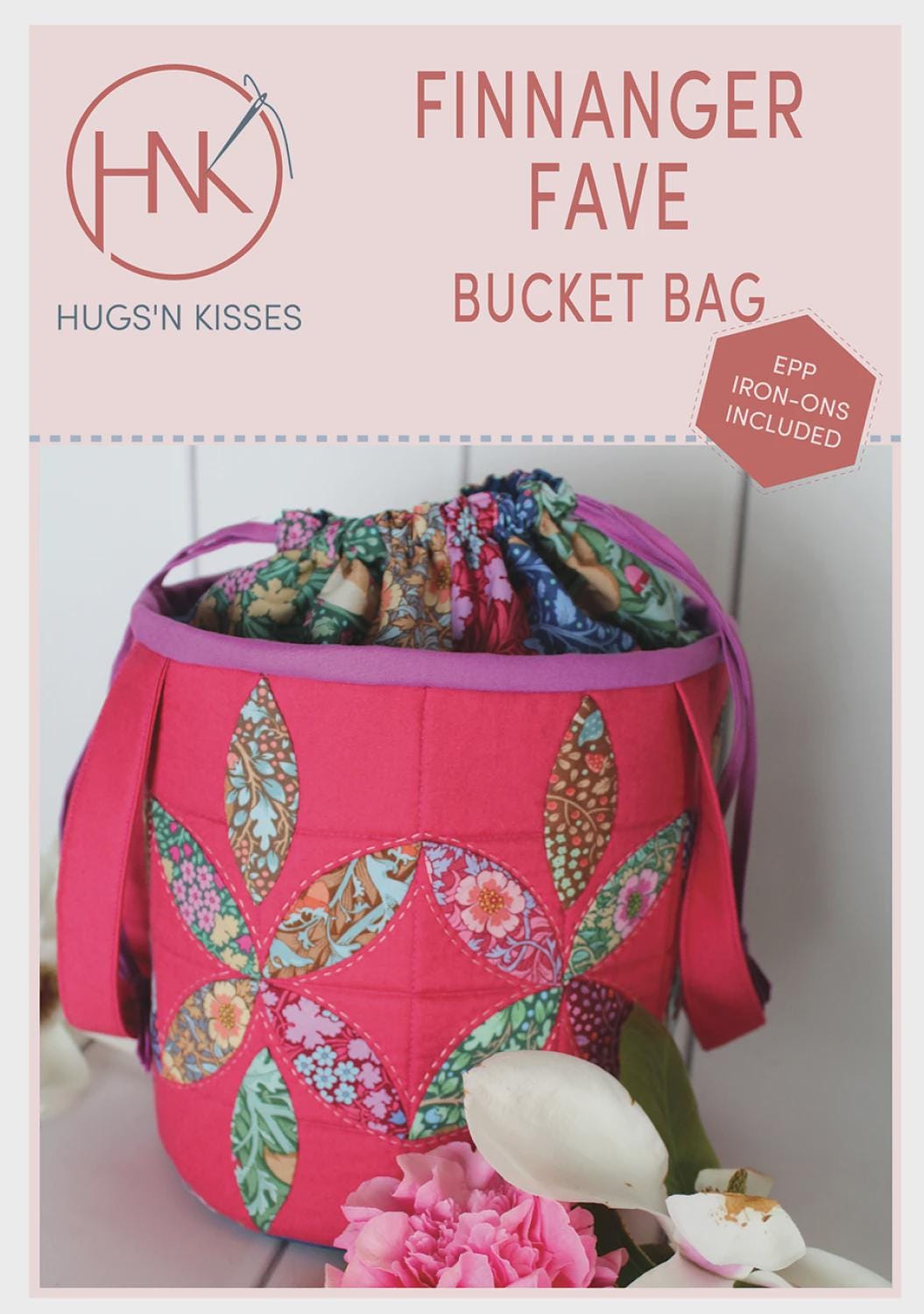 Finnanger Fave Pattern | HNK269 | Hugs 'n Kisses | Bucket Bag Tote