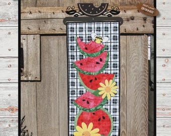 Juicy Watermelons pattern | P337 | Patch Abilities |  Summer Wall Hanging | Rusty