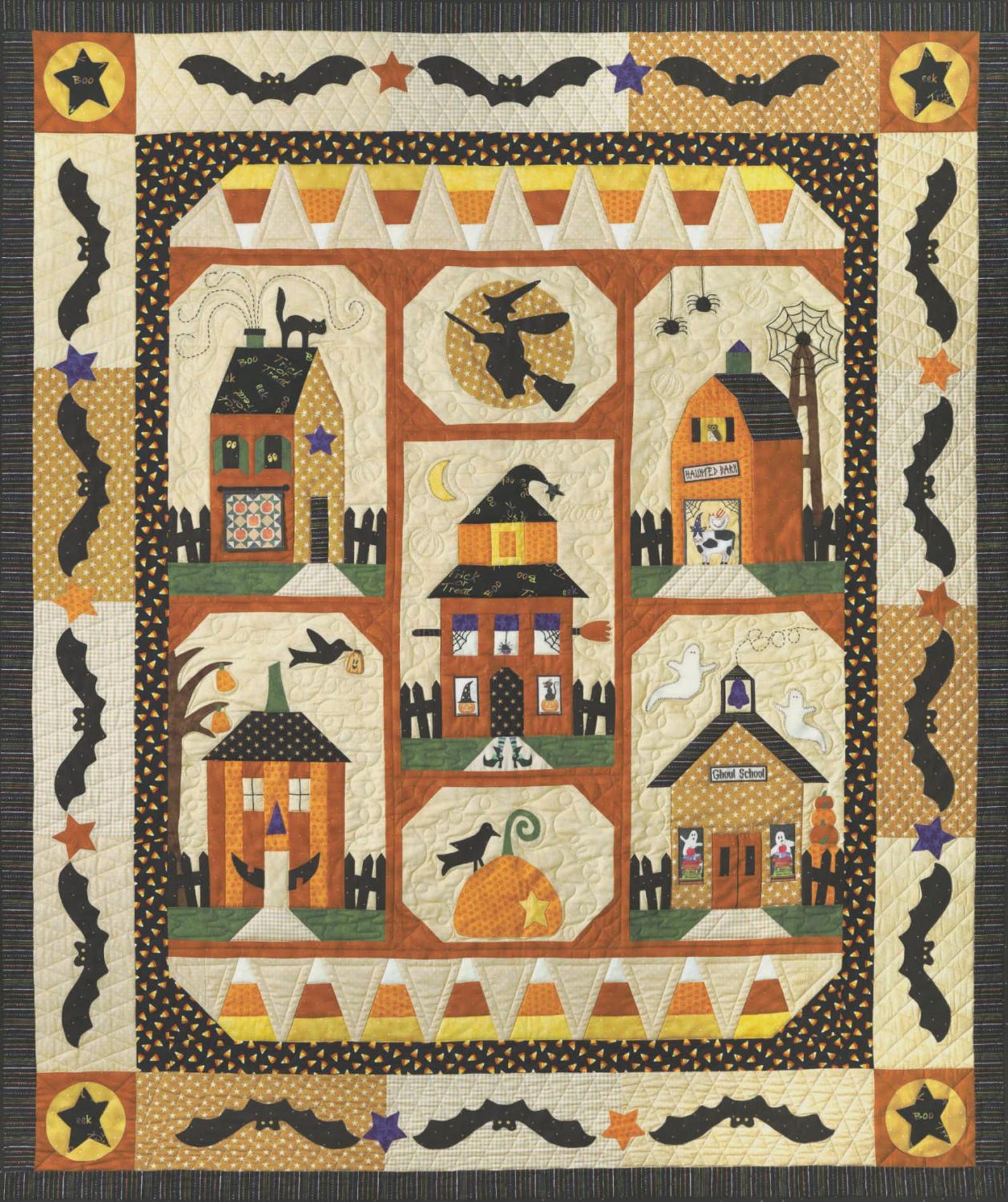Sew Spooky Quilt Patterns ++ | Block of the Month | OPTIONS | Quilt ...