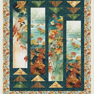 Ingots Quilt Pattern | QR1224 | From Quilting Renditions Kari Nichols | Panel | Rusty