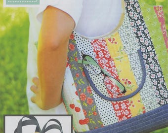 Feed Sacks Bag Pattern | FTQ1039 | Fig Tree Quilts Joanne Figueroa | Tote Shoulder | Rusty