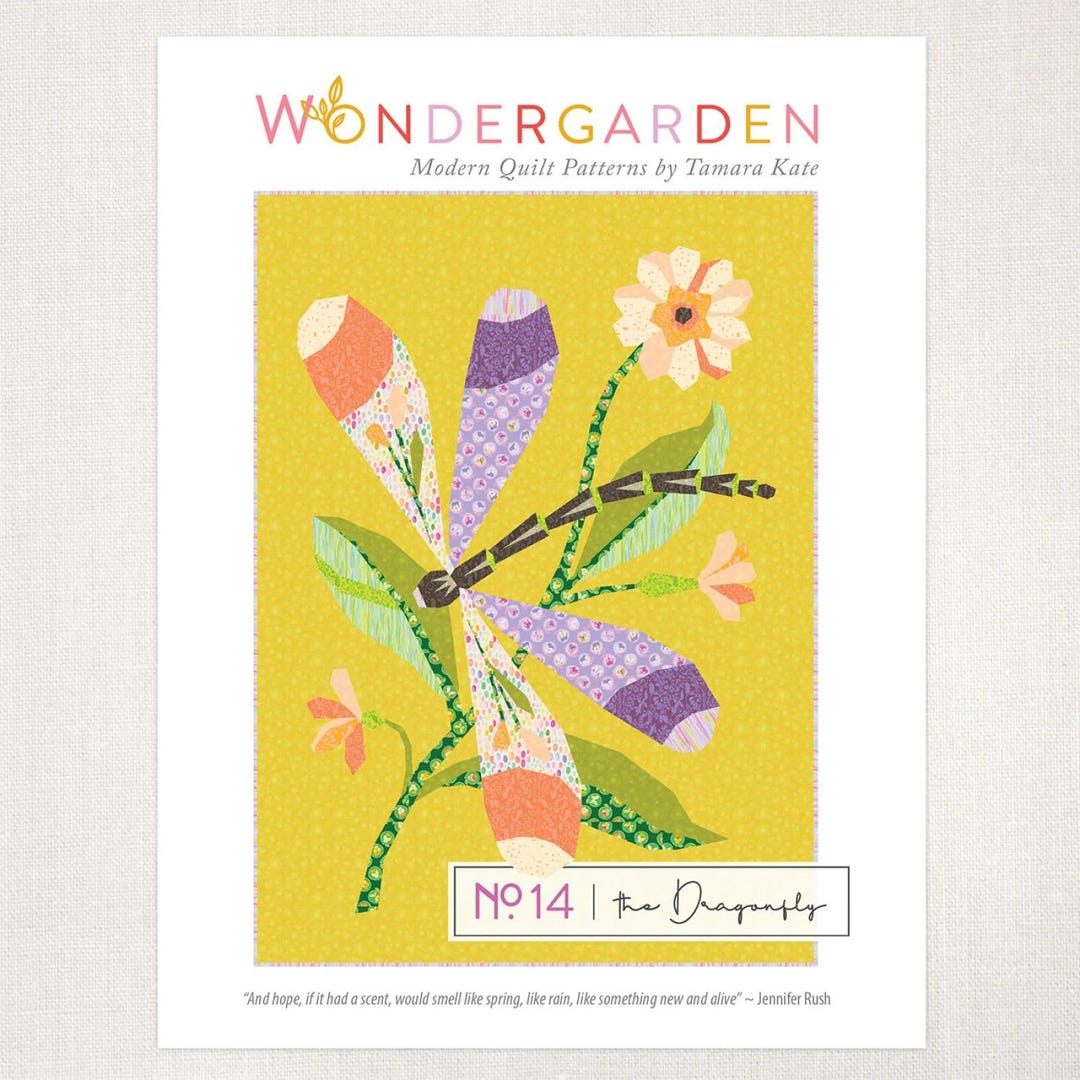 The Dragonfly Quilt Pattern | TKW014 | Tamara Kate Designs | Rusty - Etsy