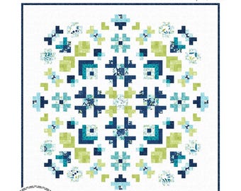 Winterhaven Sampler Block-of-the-Month Quilt Pattern | BOM Christmas | Cora's Quilts Shelley Cavanna | Rusty