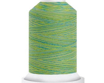 HARMONY Cotton Thread | Mini Spools 500yds 40wt | Multi Color Variegated Long Staple Egyptian Cotton | Matte Finish Quilting Thread | Rusty