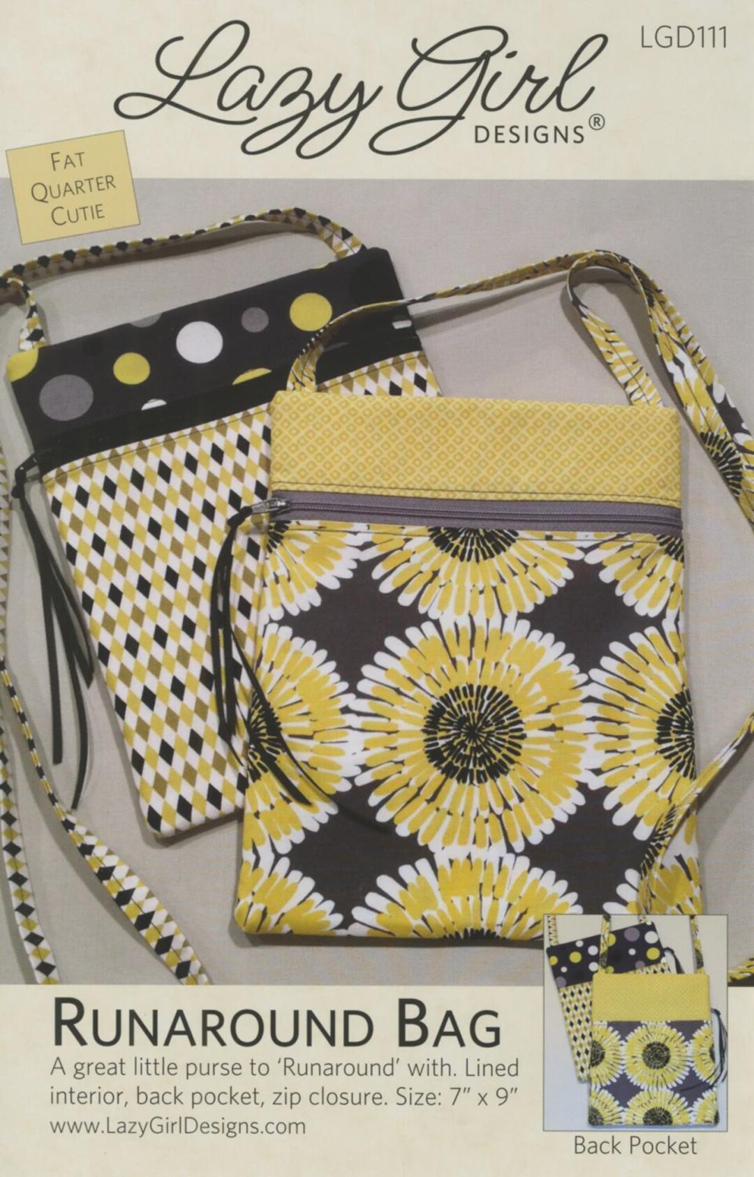 Runaround Bag Pattern | LGD111 | From Lazy Girl Designs | Rusty - Etsy