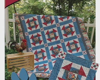 Churn Dash Twist Pattern | # DH2507 | Deb's Cats N Quilts Deb Heatherly | Rusty