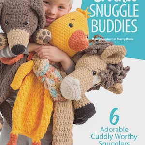 Crochet Snuggle Buddies Pattern Book | 871889 | Annie's | Kids Stuffed Animals Toys Dolls | Rusty