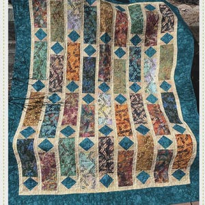 Punctuation Quilt Pattern | QR1238 | From Quilting Renditions Kari Nichols | Multi Size | Rusty