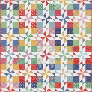 Skip a Beat Quilt Pattern | AJP557 | Sandy Klop American Jane Patterns | Rusty