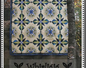 Crystal Palace Quilt Pattern | WD-CP | Chris Hoover Whirligig Designs | BOM | Rusty