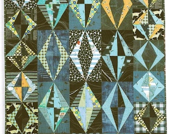 Lava Lamps Quilt Pattern | From Pamela Dinndorf Aardvark Quilts | Modern Quilting | Rusty