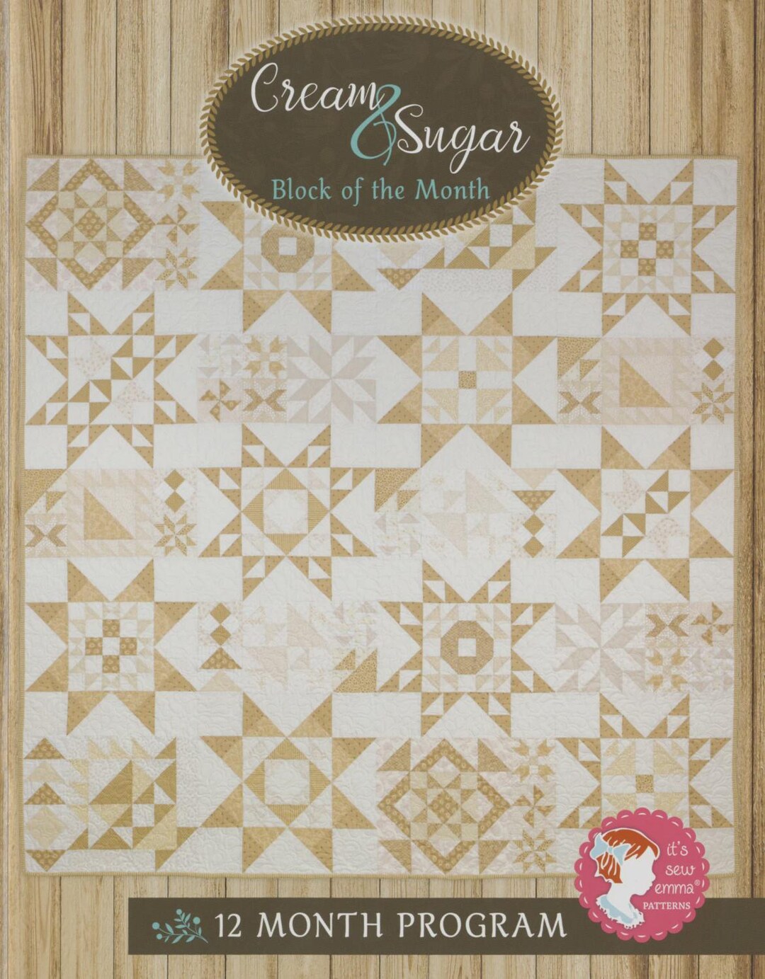 Cream & Sugar Block of the Month Pattern Book | ISE-928 | It's Sew Emma ...