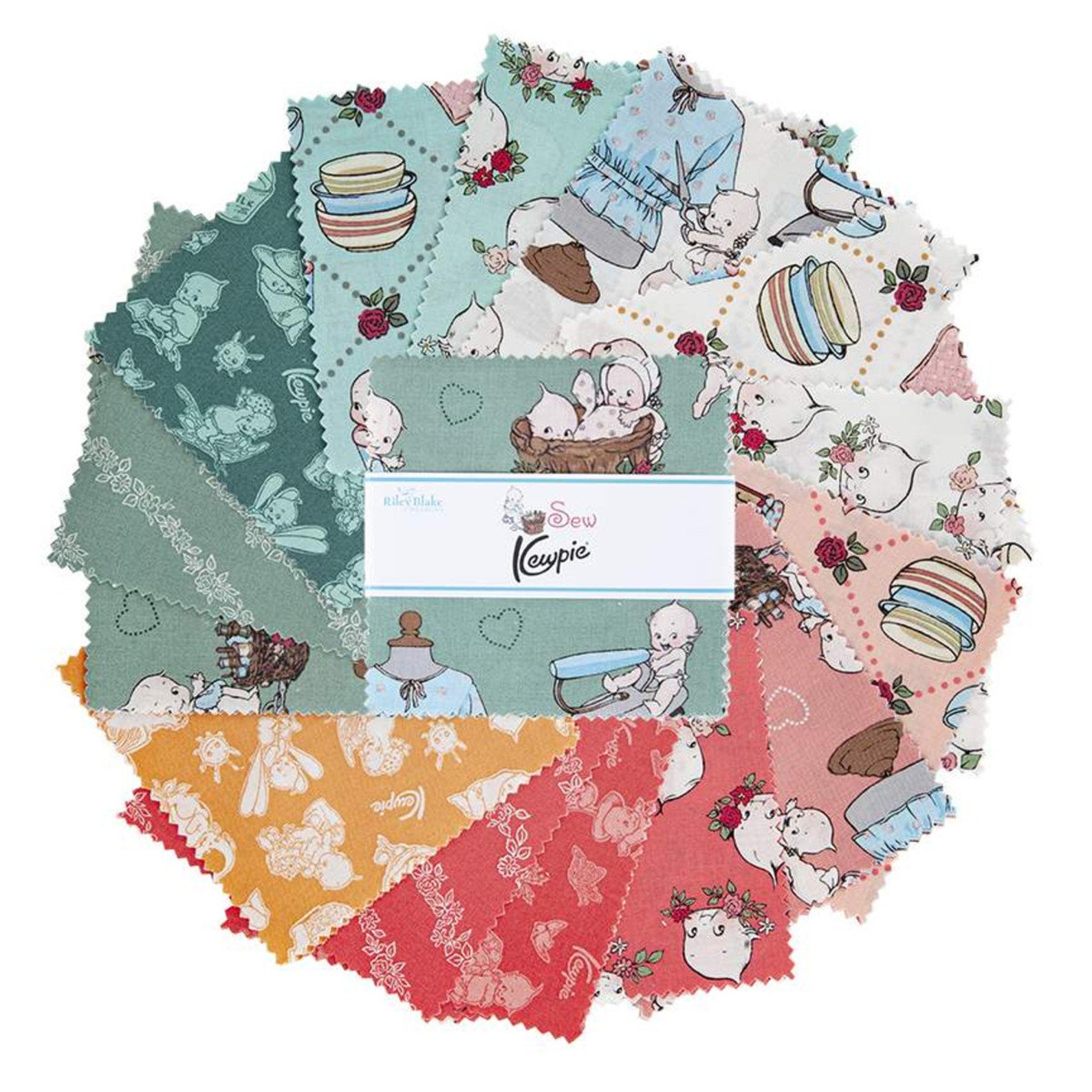 Sew Kewpie® 5 Stacker 42 Fabric Squares Charm Pack Etsy