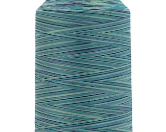 HARMONY Cotton Thread | King Spools 3000yds 40wt | Multi Color Variegated Long Staple Egyptian Cotton | Matte Finish Quilting Thread | Rusty