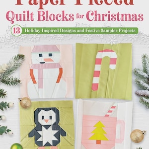 Wonderful World of Paper-Pieced Quilt Blocks for Christmas Pattern Book | L1595* | Landauer Liza Taylor | Paper Piecing | Rusty