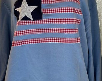 American Flag Sweatshirt