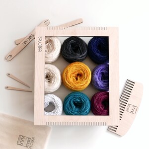 KIT for weaving - Frame and materials | DIY set SUMMER