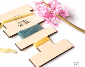 Schneidewerkzeug für Makramee und Wandteppiche, messen Sie die Enden