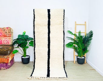 Custom Moroccan Beni Ourain Rug, Authentic Handmade Rugs, Custom Made Hnadwoven Carpet, Berber Large Rug, White & Black Rug, Custom Rug