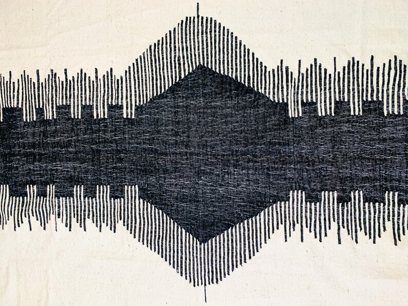 Black and White Rug