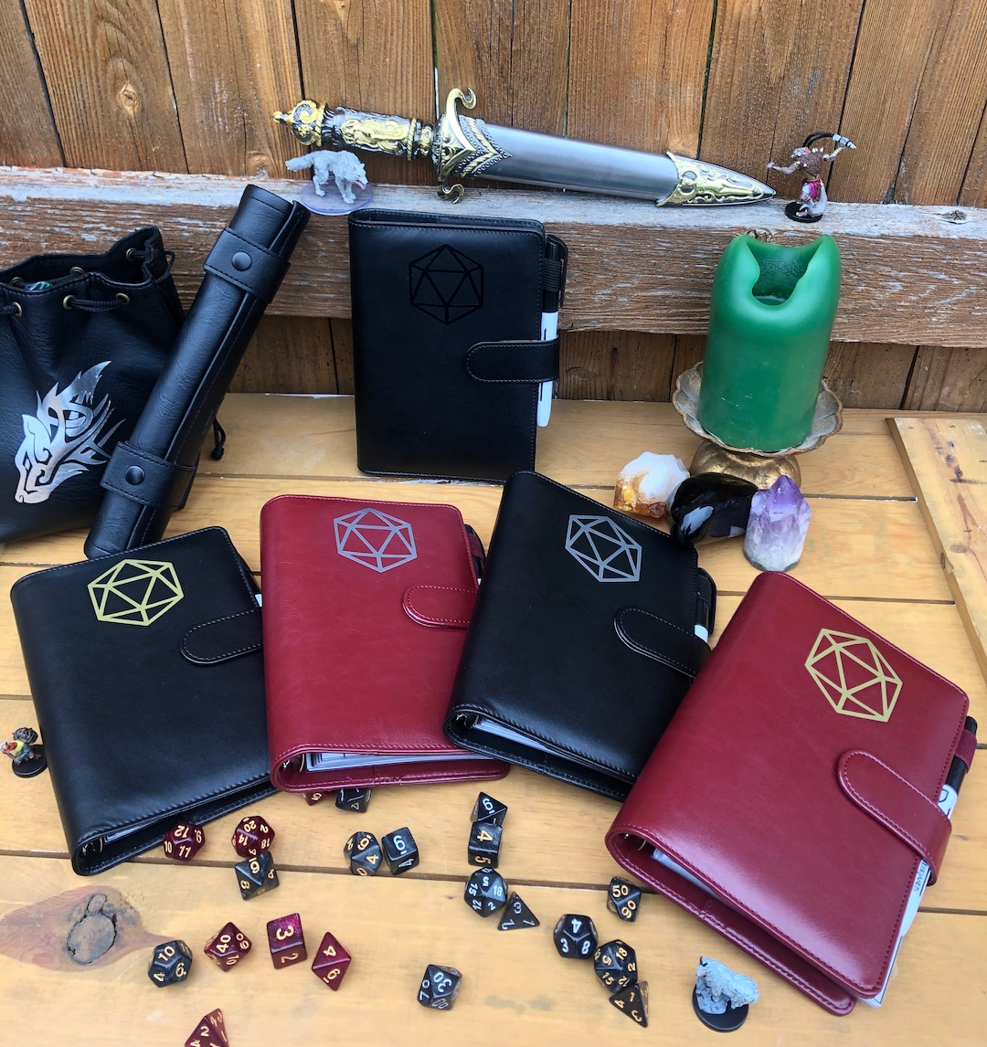 D&amp;D Reusable Character Sheet Binder - Etsy