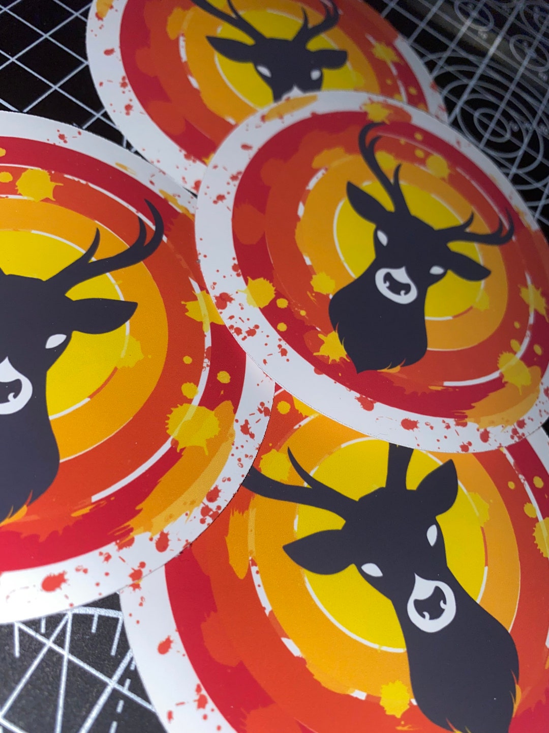 Stagg Sticker Stag Illustration Vinyl Sticker - Etsy