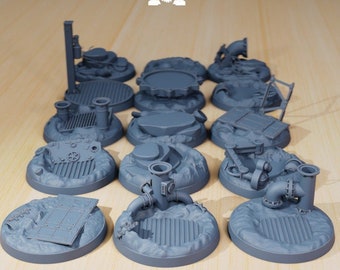 Wasteland Bases • Station Forge •  3D Printed Tabletop Miniature •