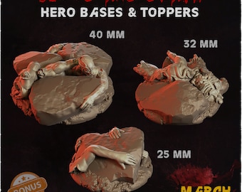 Blood and Death Hero Bases • Zabavka Workshop
