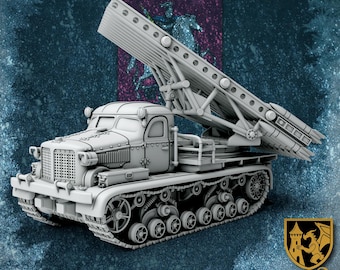 Russian Empire AT-28 Heavy Tractor • Golden Dragon Games •  3D Printed Tabletop Miniature •