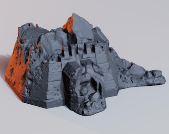 Trench Bunker Ruined • Wargame Scatter Terrain • 1 pieces • FDM printed