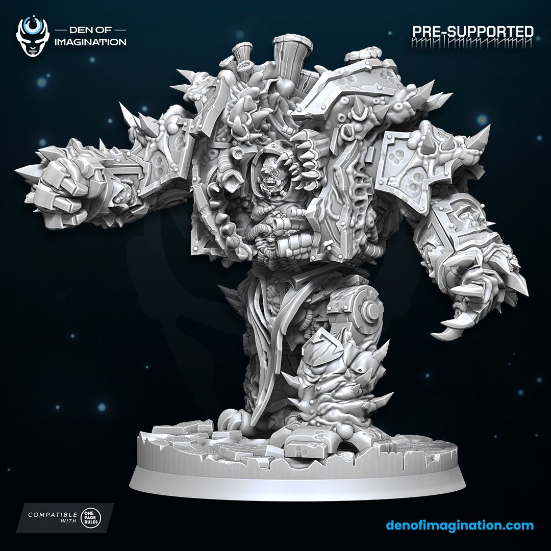 Plague Juggernaut • Den of Imagination • 3D Printed Tabletop Miniature ...