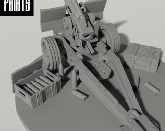 Grim Ordnance Battery • Modular • Grim Prints •  FDM Printed Wargaming Tank •