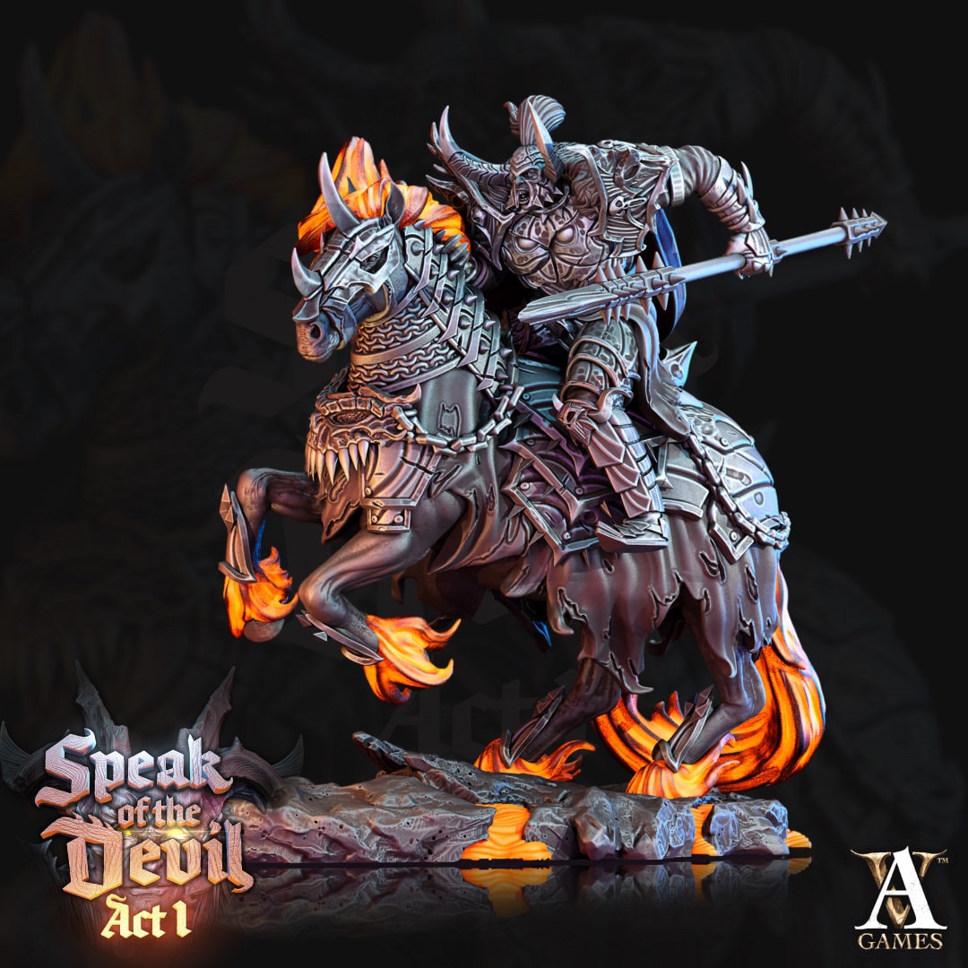 Speak Of The Devil Horse Hellknights Speak of the Devil: Act 1 Archvillain Games - Etsy New Zealand