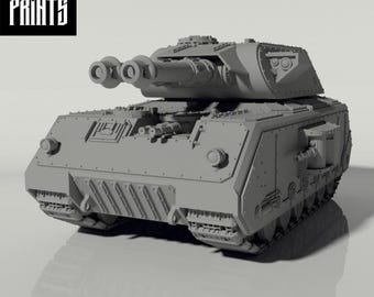 Grim Maus Heavy Tank • Modular • Grim Prints •  FDM Printed Wargaming Tank •